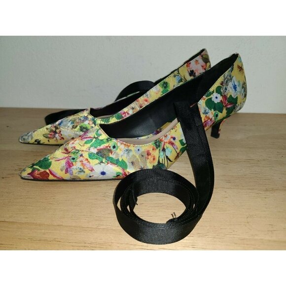 Zara Trafaluc 37 - Multicolor Point Heels - Size 37 -US 6.5 - Picture 2 of 3